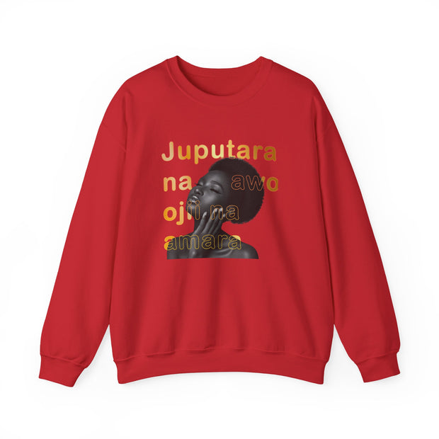 Artistic Unisex Crewneck Sweatshirt with Inspirational Quote - Comfortable Fashion, Gift for Her, Everyday Style, Cozy Layering, [...]